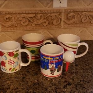 COPY - 4 Christmas mugs